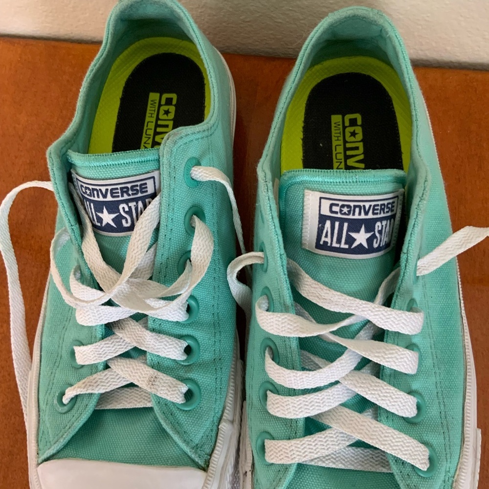 Converse Mint Green All Star Athletic Shoes